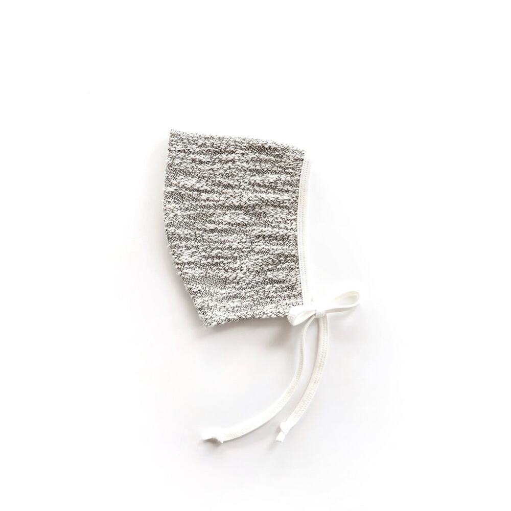 Briar Bébé Terry Bandit Bonnet Size 12-24 Months Gray White